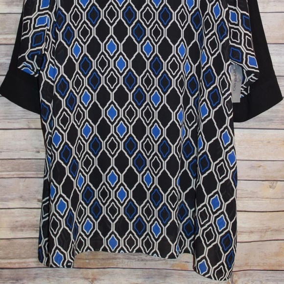 Catherines Geometric Long Tunic Dress 2X HW1468 - Picture 2 of 6